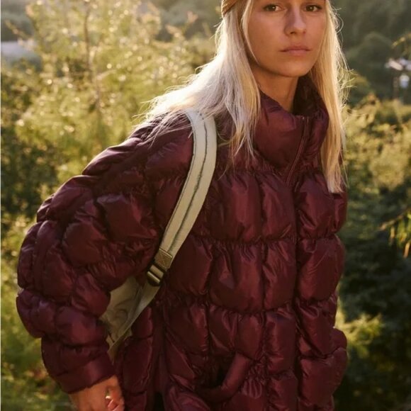 FP Movement by Free People Jackets & Blazers - FP Movement by Free People Purple Puffer Jacket